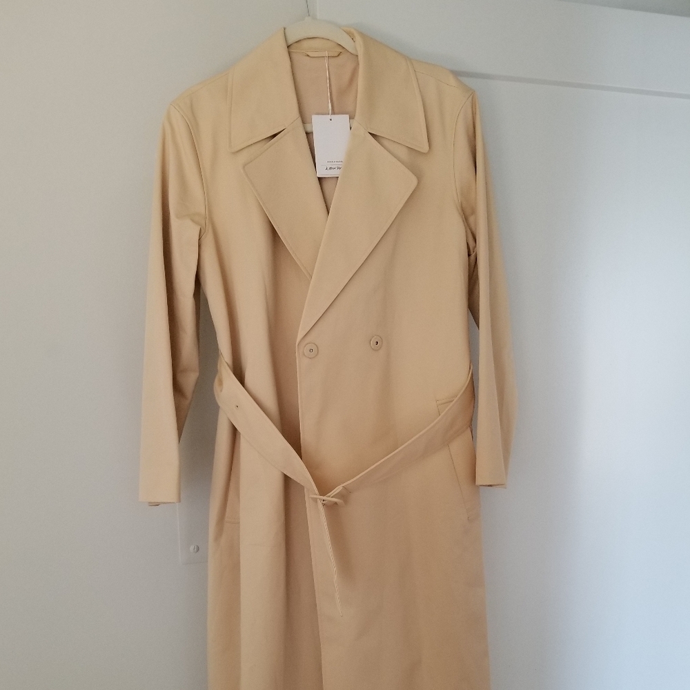And Other Stories Belted Cotton Twill Trenchcoat